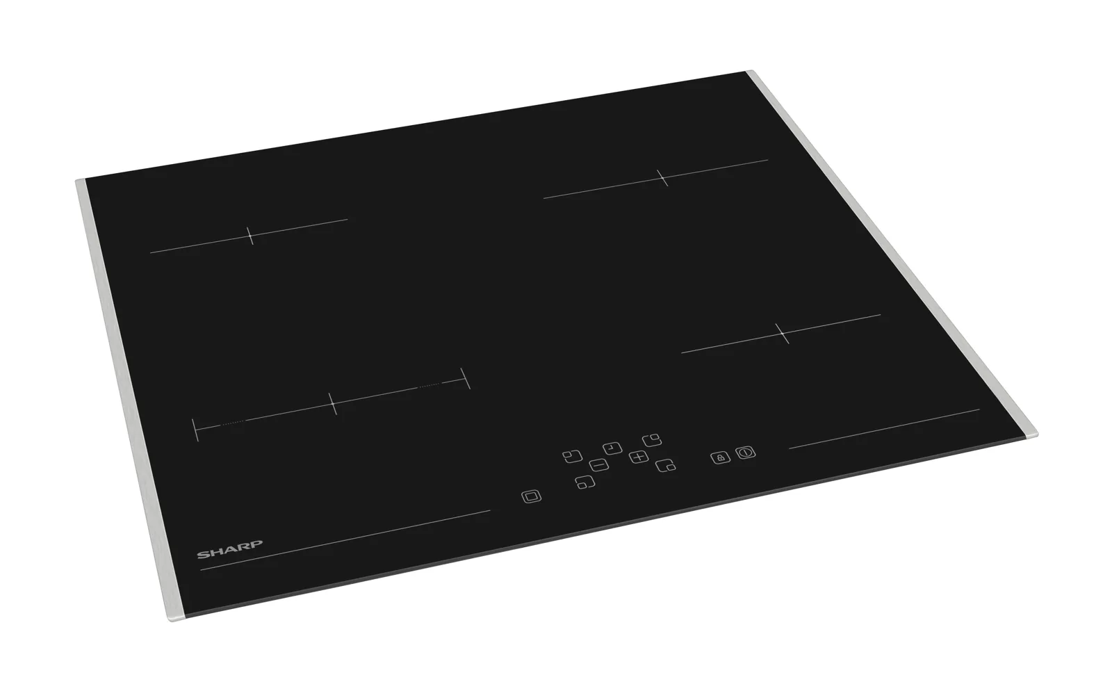 Варочная панель встраиваемая Sharp KH-6V08FT0K-EU