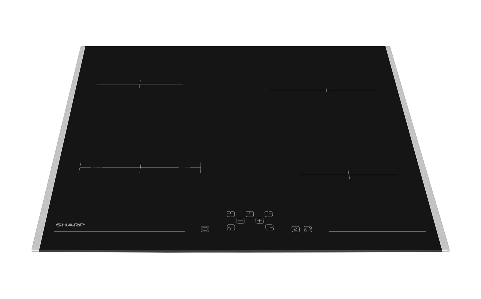 Варочная панель встраиваемая Sharp KH-6V08FT0K-EU